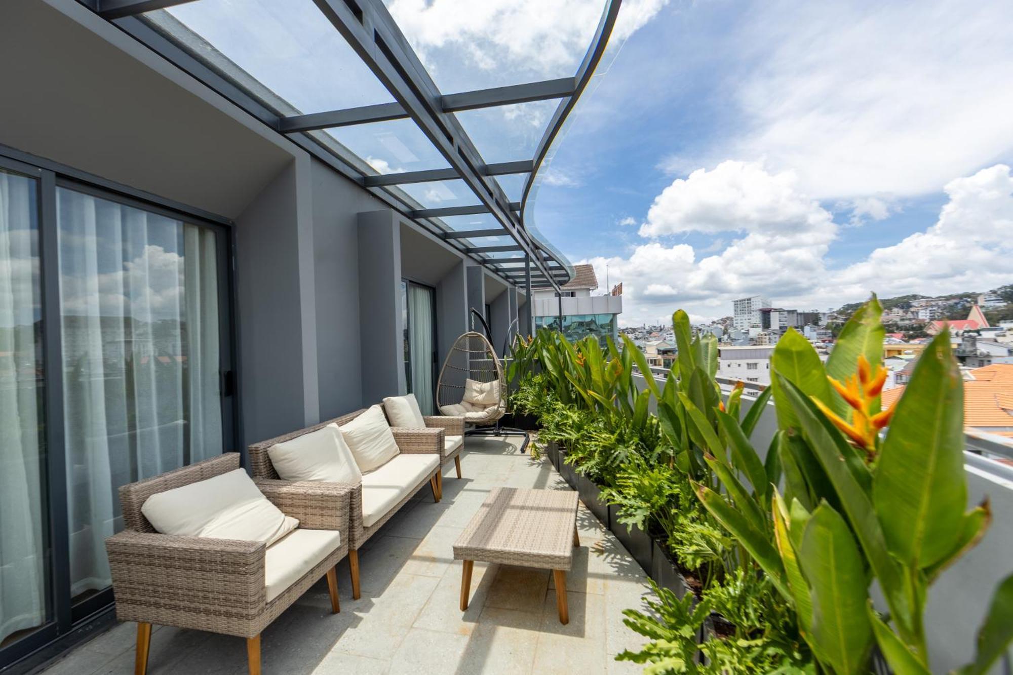 Ttr Central Apart Hotel Dalat Exterior foto